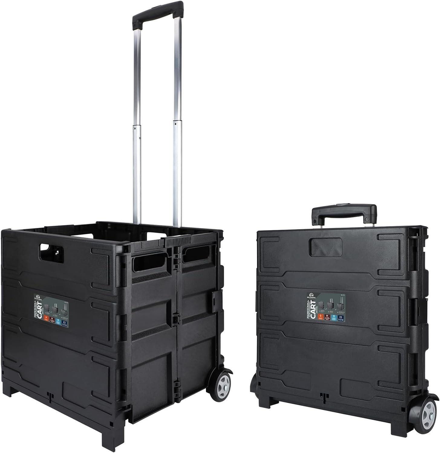 85-010 Grand Pack-N-Roll Portable Tool Carrier, Black, 80 lb Capacity