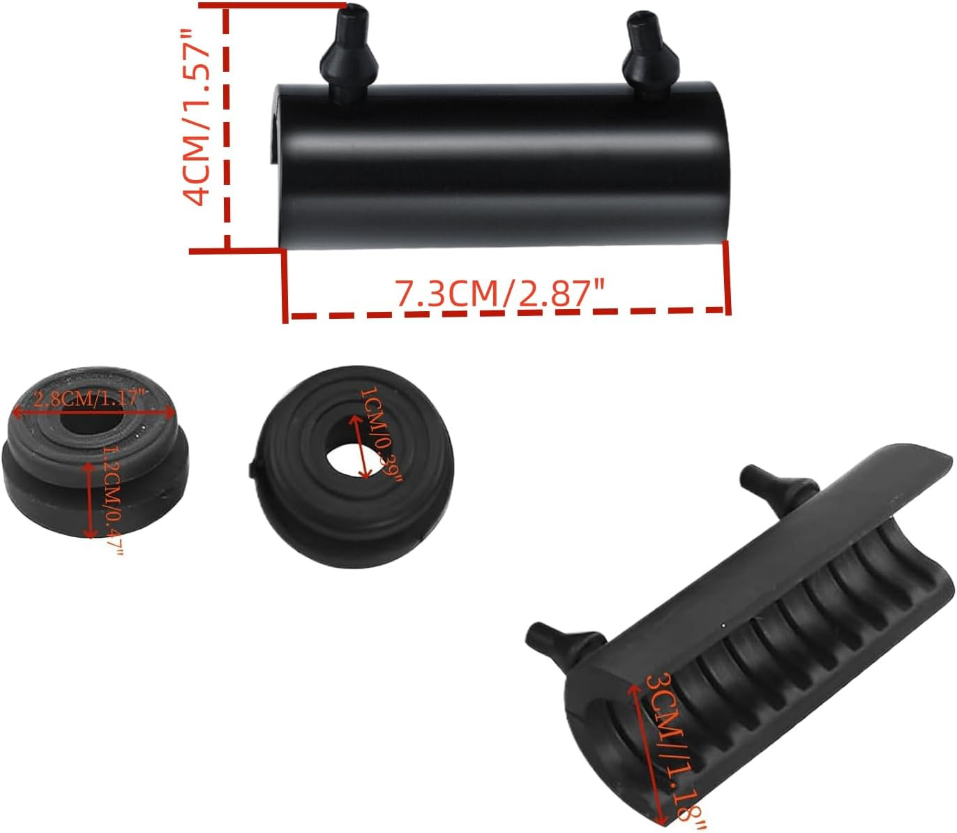 Rubber Mounts Support Cushion Hard Saddle Bags for 2014-2025 Harley Street Glide