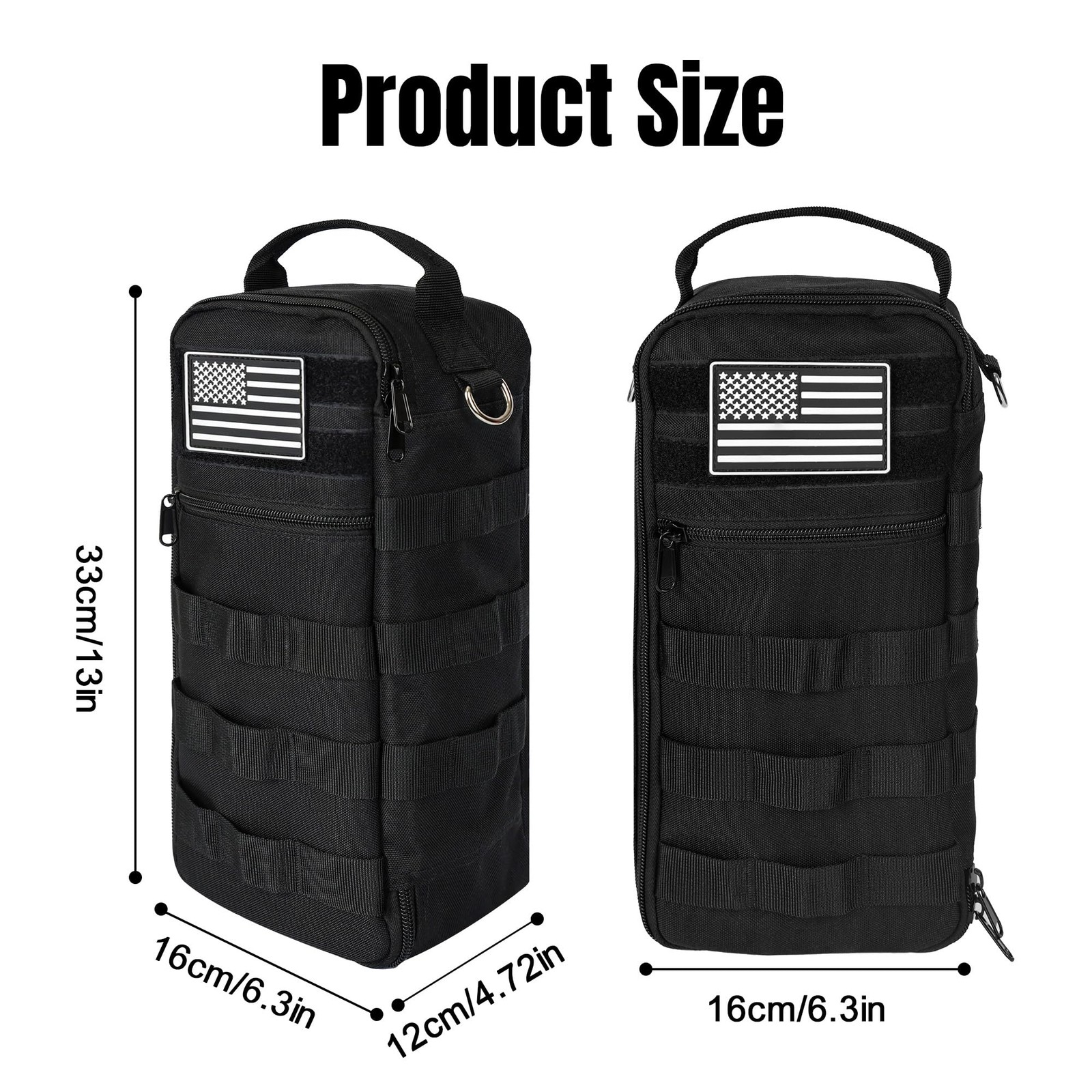 13 Inch Portable Small Tool Bag, Heavy Duty Tool Organizer Bag with Shoulder …