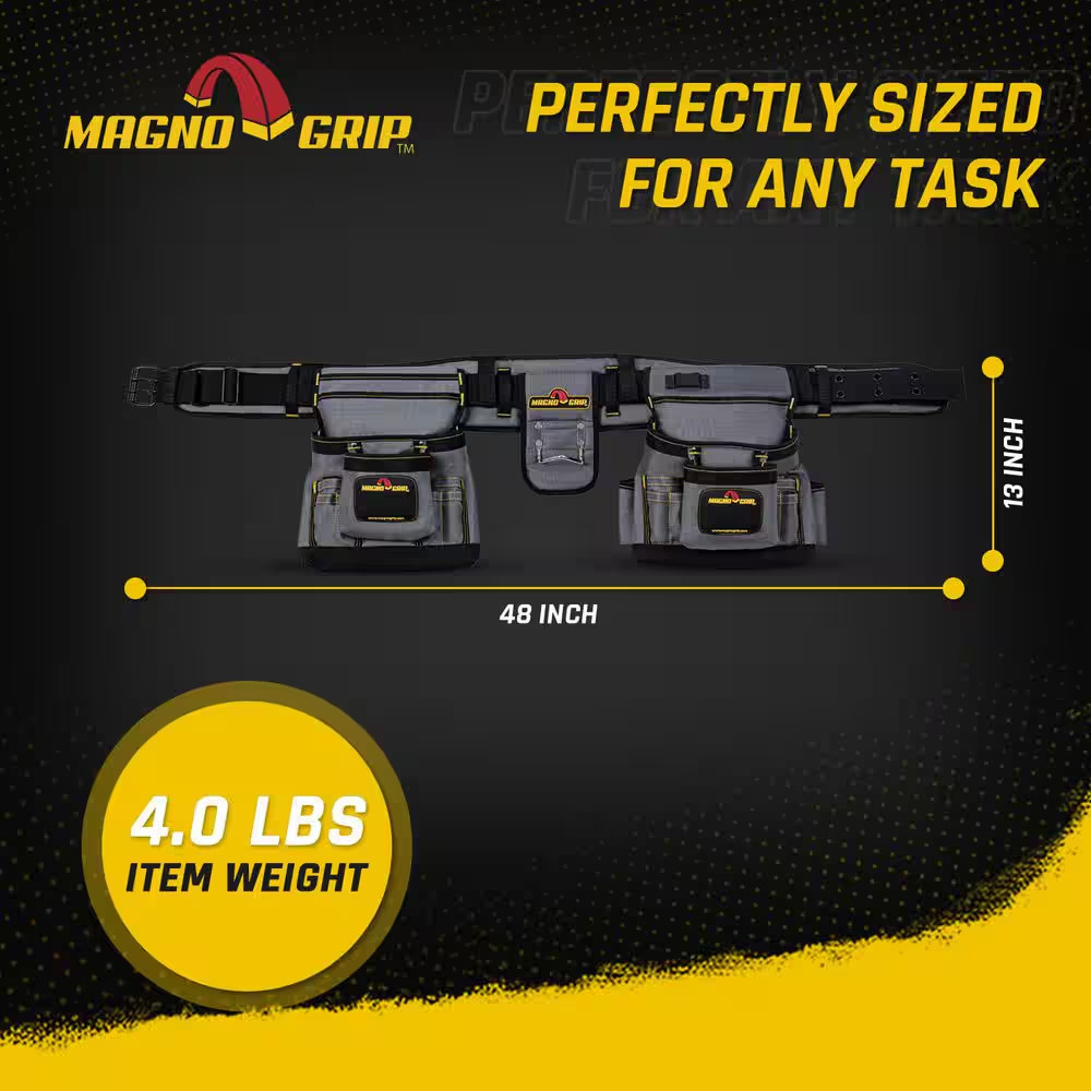 19-Pocket Builders Tool Belt