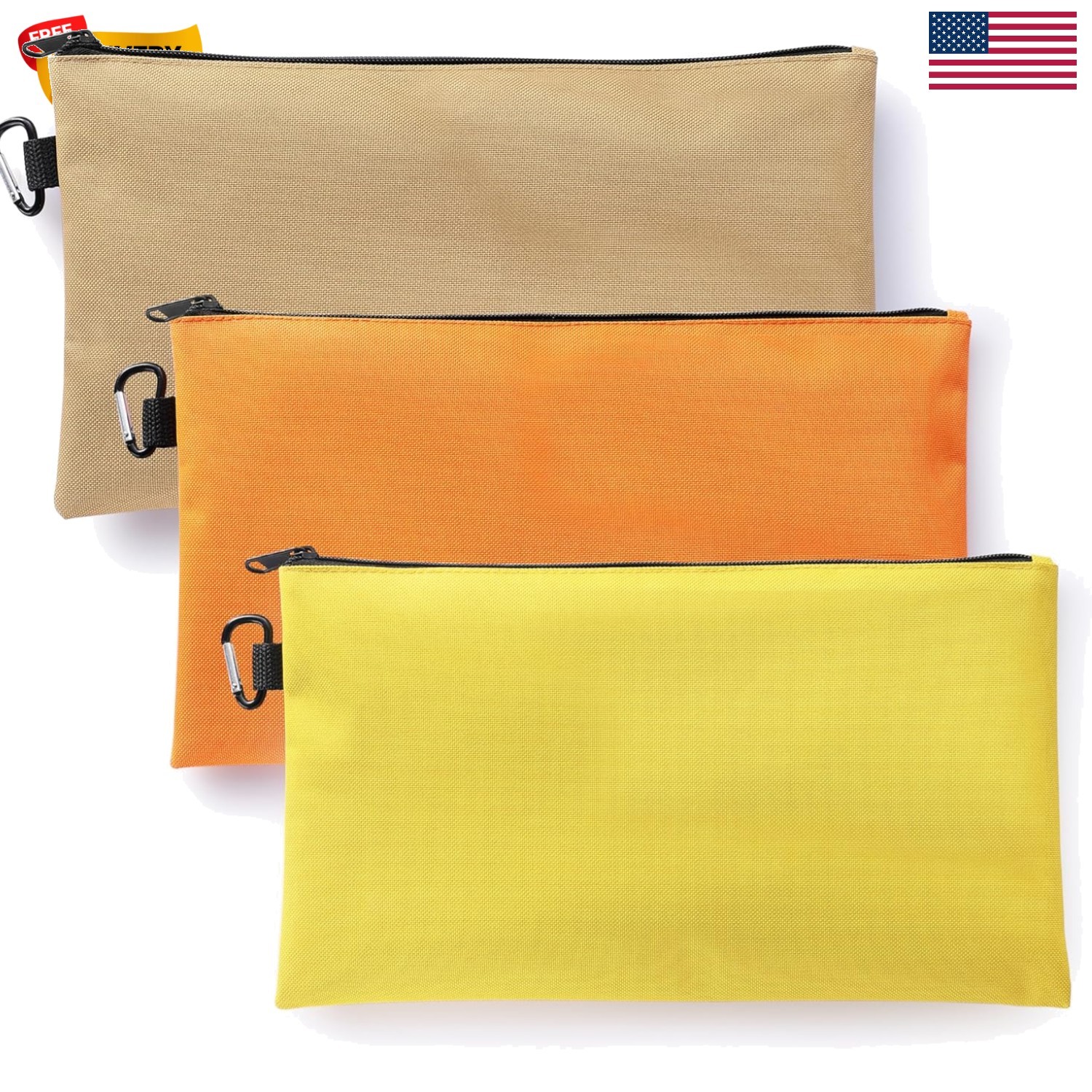 3PCS Tool Pouches with Zipper | , Small Tool Bags, Utility Zipper Pouch, Orga…