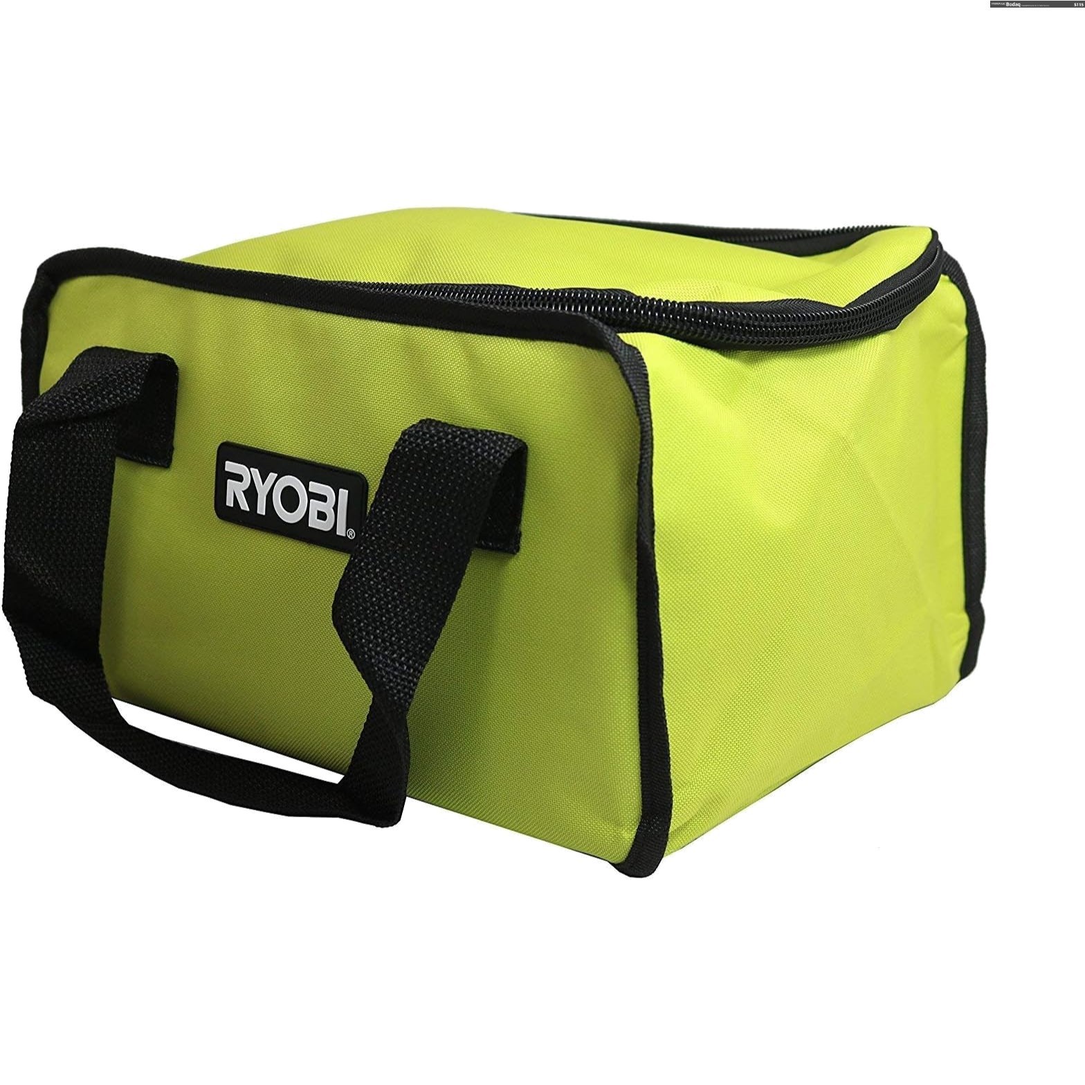 Ryobi Green Soft-Sided Power Tool Bag with Cross X Stitching – Ideal for Tools