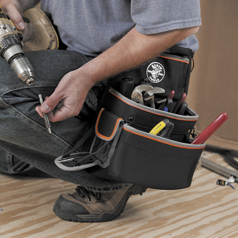 Klein Tools 55429 Tradesman Pro Electrician’s Tool Belt, X-Large