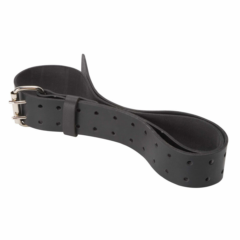Greenlee 9858-11 2″ Leather Belt with Steel Roller Double-Pronged Buckle
