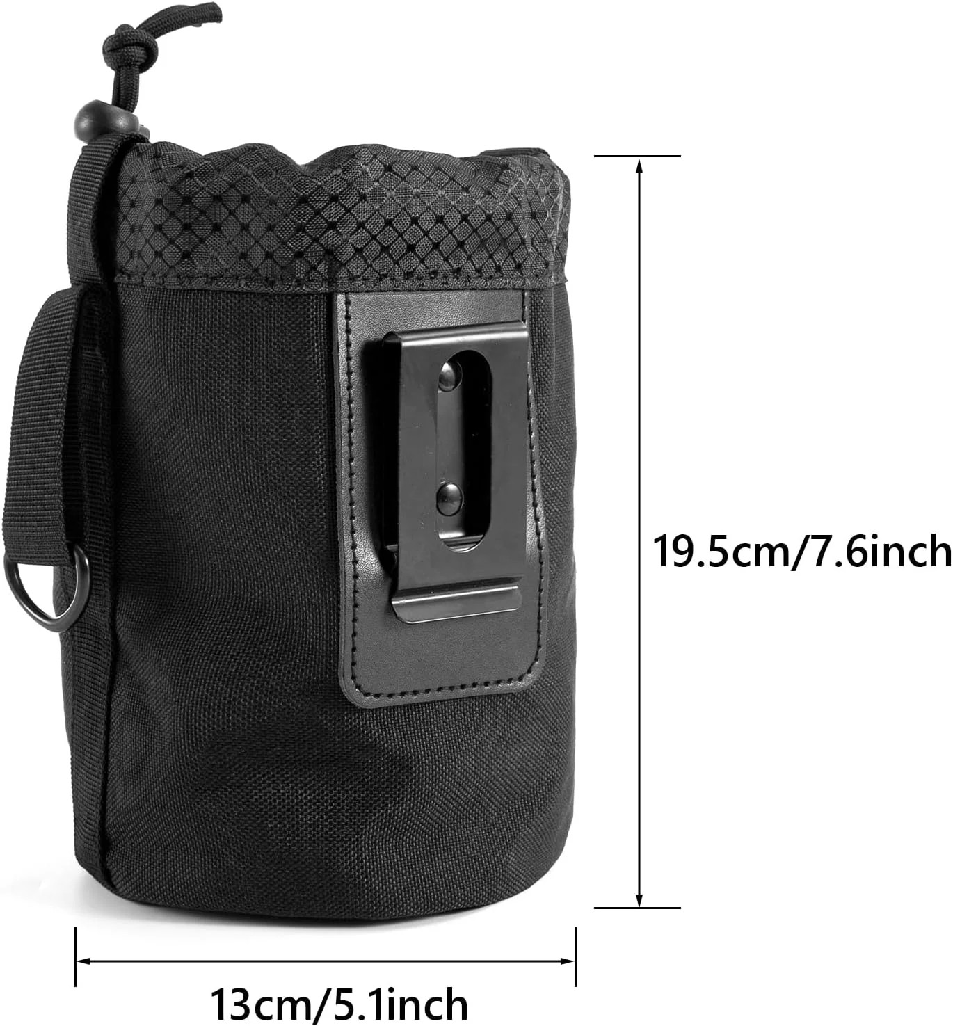 Nail/Screw Work Pouch, Metal Clip-On Tool Pouch for Tools Screws and Nails