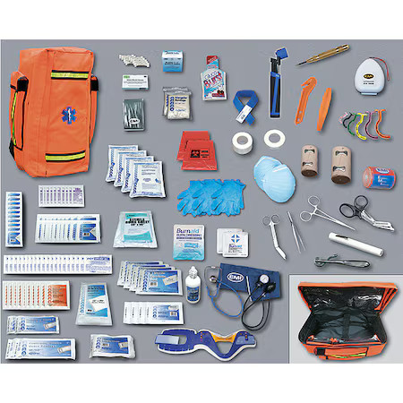 Emi 486 Response Backpack Refill Kit, 12 In W, Orange