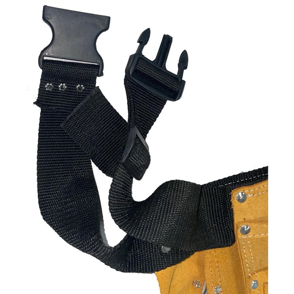 11 Pocket Tool Belt Adjustable For 32″ – 52″ Waists with 4 Large Pockets