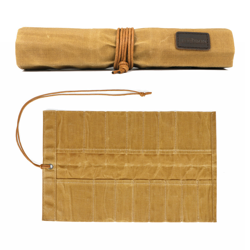 Tourbon Roll up Canvas Tool Carry Holder Carving Knife Organizer Bag Handy Pouch