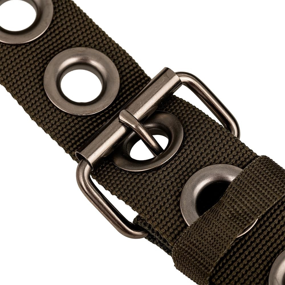 Camo Tool Belt with Suspenders – Heavy Duty Multi-Pocket Work Belt, 52