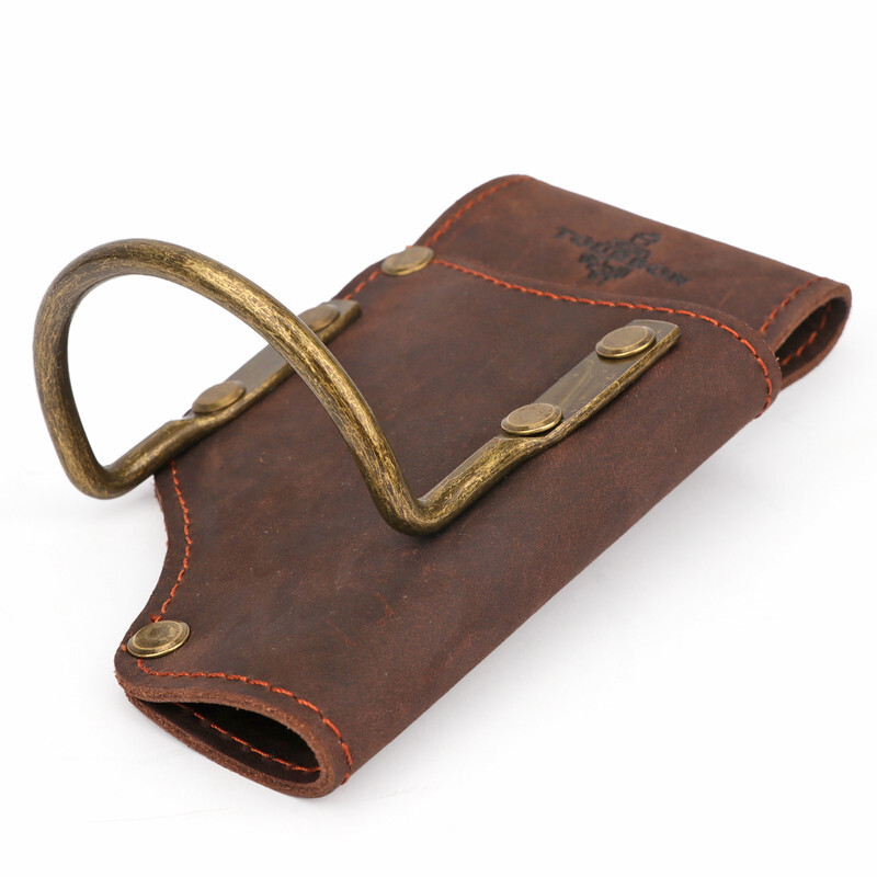 TOURBON 2-in-1 Workshop Tools Carry Belt Holster for Axe/Hammer/Wrench/Pliers US
