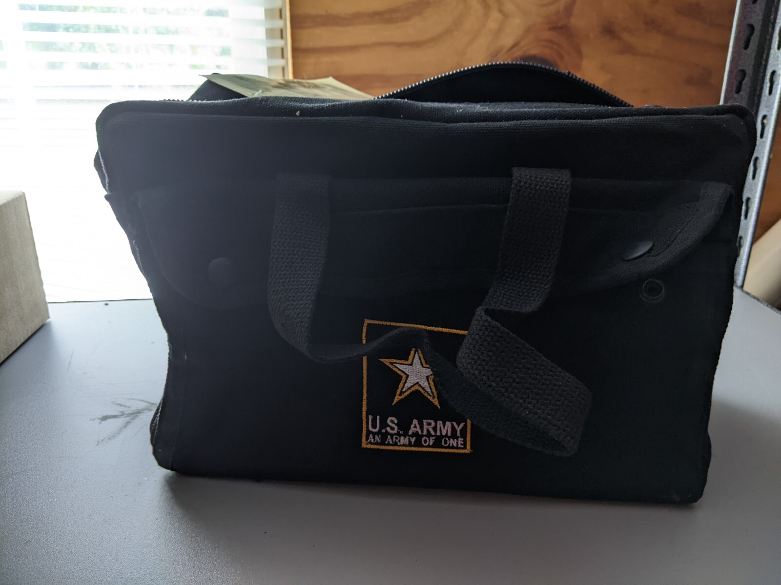 Rothco Black Mechanical Heavy Duty Military Tool Bag – Army Insignia