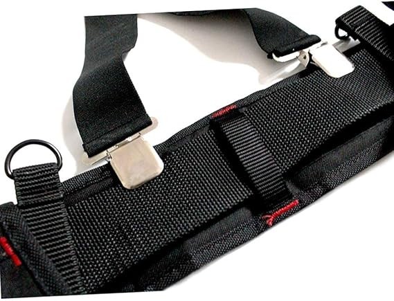 NEW Padded Tool Belt Work Suspenders with Super Strong Clip for Carpenter’