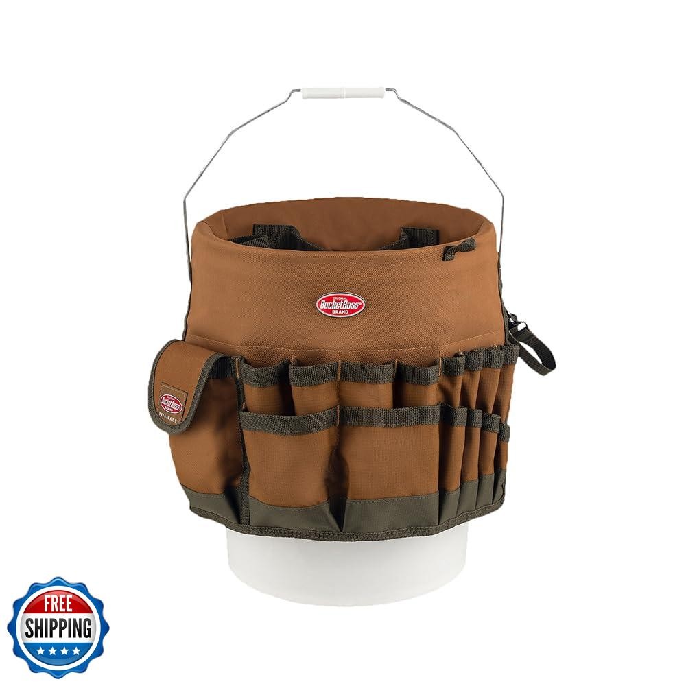 Bucket Boss The Bucketeer Bucket Tool Organizer in Brown, 10030