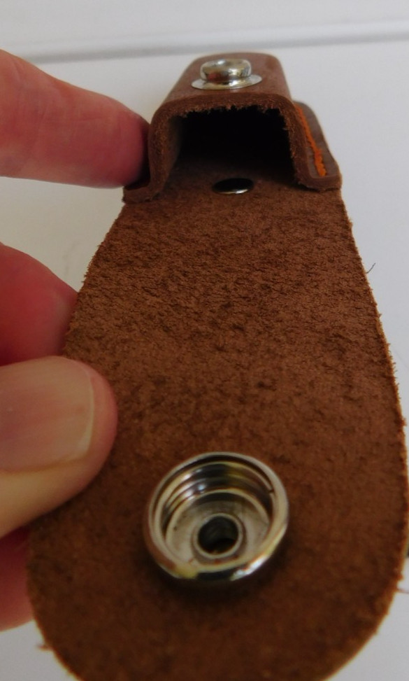 Duluth Trading Company Sheath Knife Leather Belt Clip Pouch Storage Free Ship