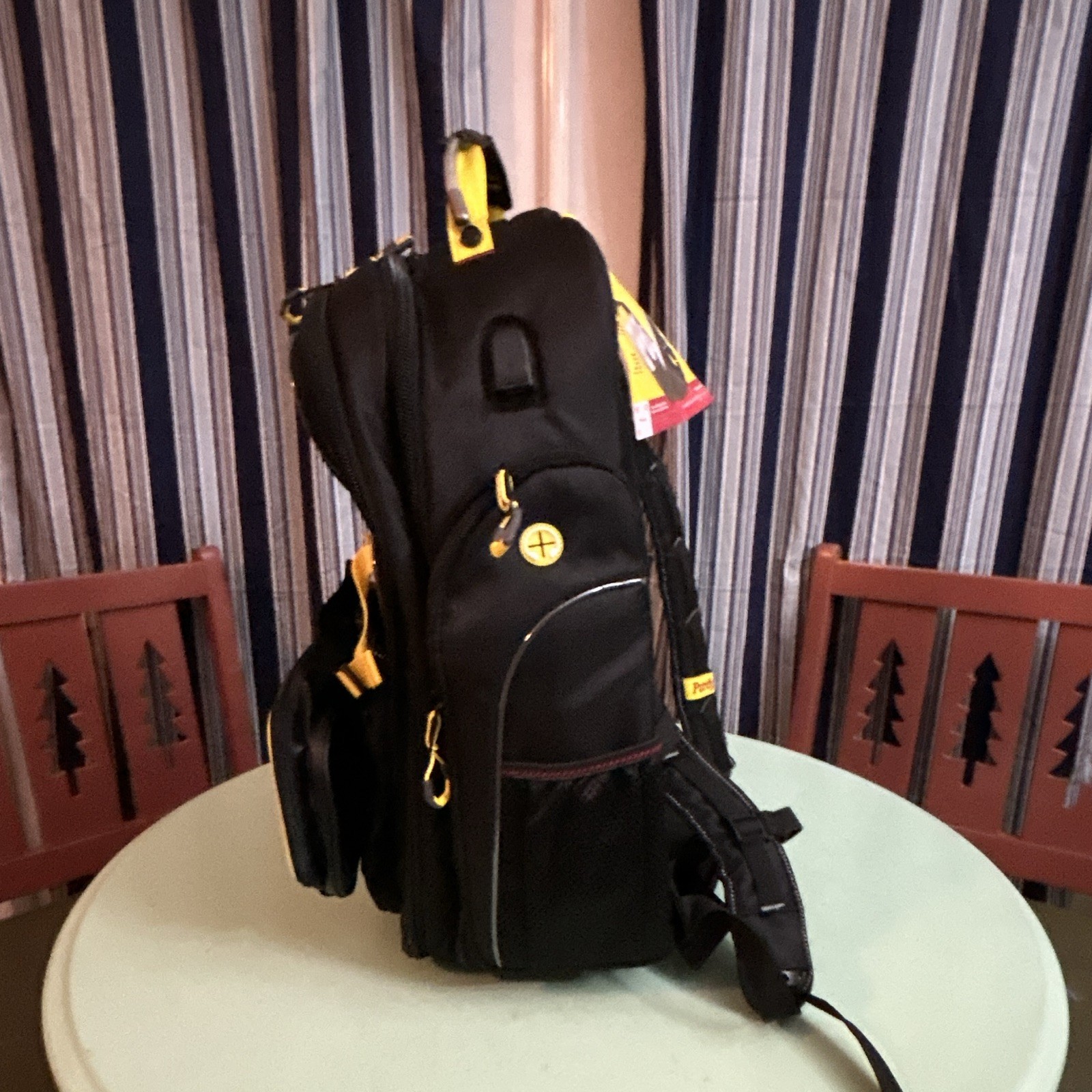 Purdy Painter’s Backpack Tool Backpack Adjustable w/ Handle Black/Yellow
