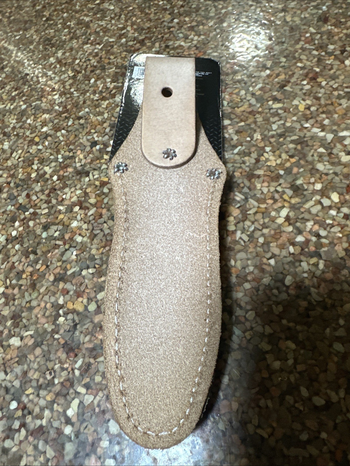 CLC Custom Leathercraft 767 Plier Holder, 2.5 in., Top Grain Leather, Tan NOS