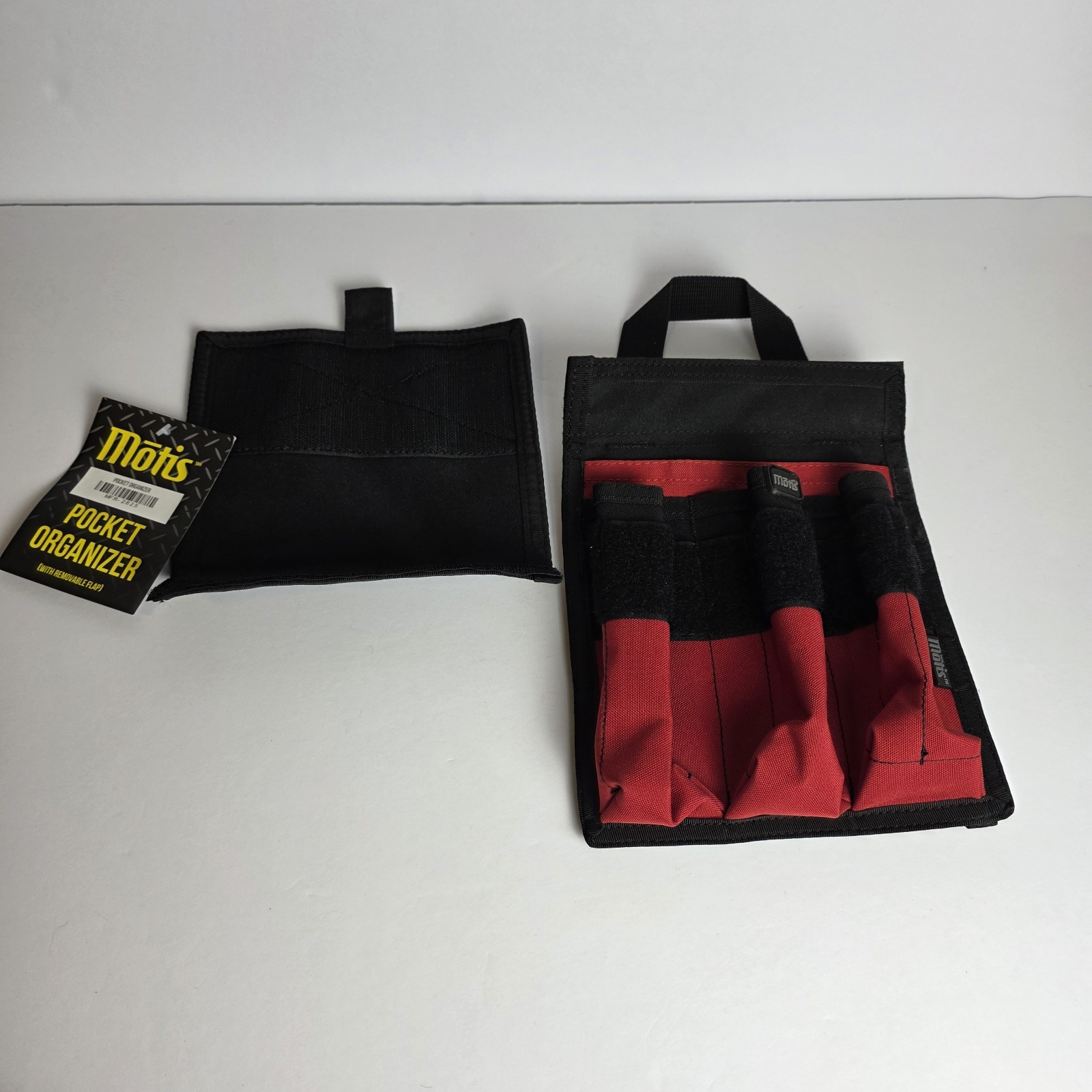 Motis Fire Pocket Organizer Pouch with Webbing Carry Handle Removable Flap
