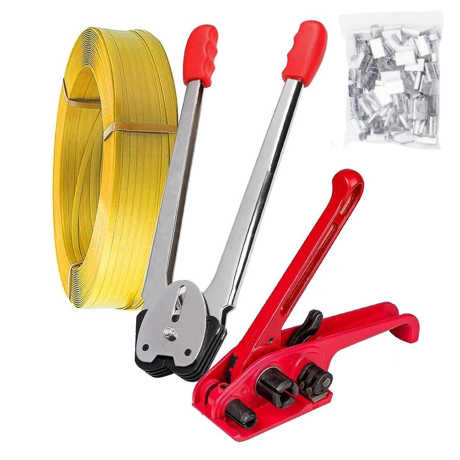 Pallet Packaging Strapping Banding Kit, Heavy 0.5 inches x 14 inches, multi