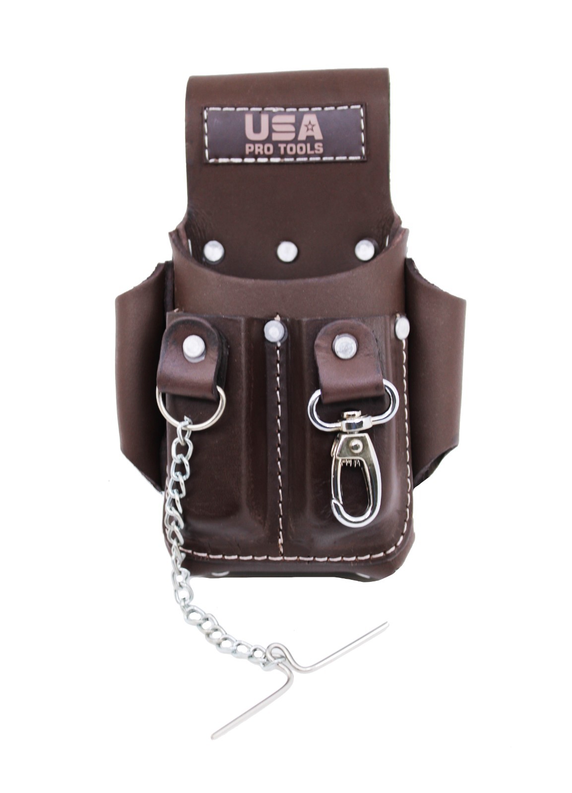 Mini Electrician Tool Pouch – USA Pro Tools Full Grain Leather Tool Holder
