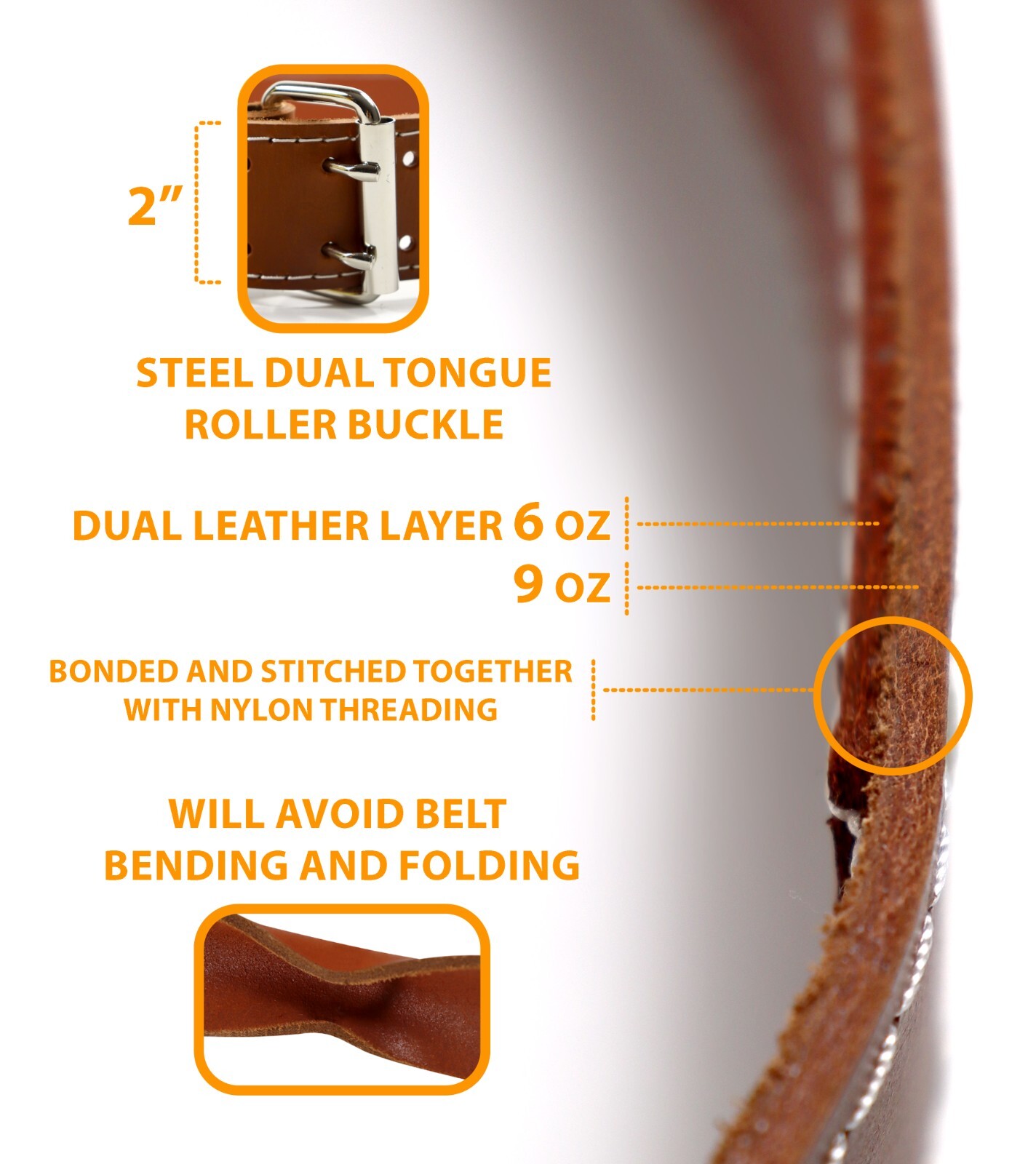 Duracuir Carpenter Leather Tool Belt With Lumbar Occidental Leather Klein