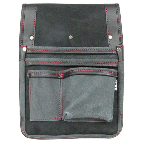 SK11 Tool waist Pouch Leather Nail Bag 2 Pocket (260x330x100mm) SMK-1M China