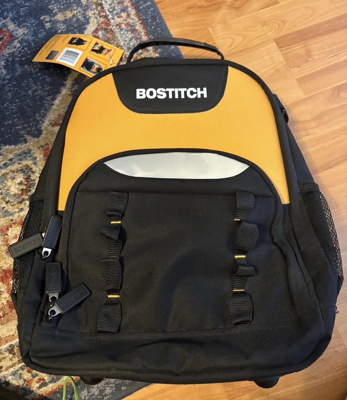 🔥Bostitch Tools-Tool Storage Backpack /Mechanic’s/Construction Tools Bag,NWT
