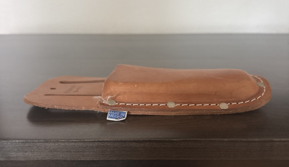 Rooster Products Leather Plier Pouch Tool Holder Belt Loop R-401 Made in Mexico