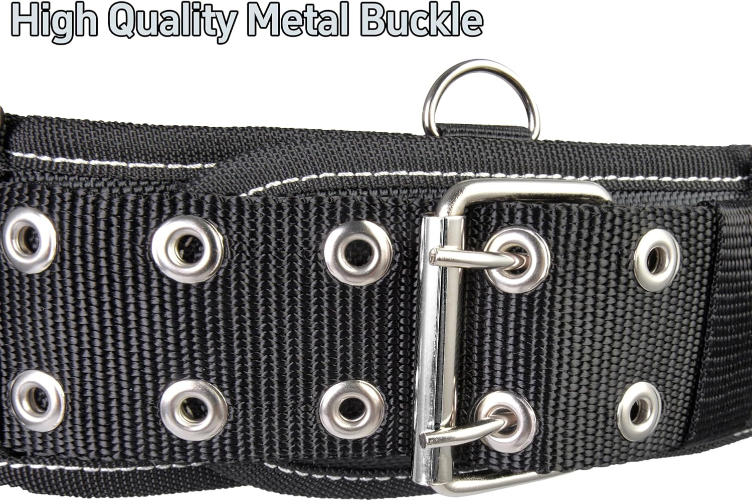 3-Inch Padded Tool Work Belt 1680D Ballistic Tool Belt with 6 Suspenders Ring |