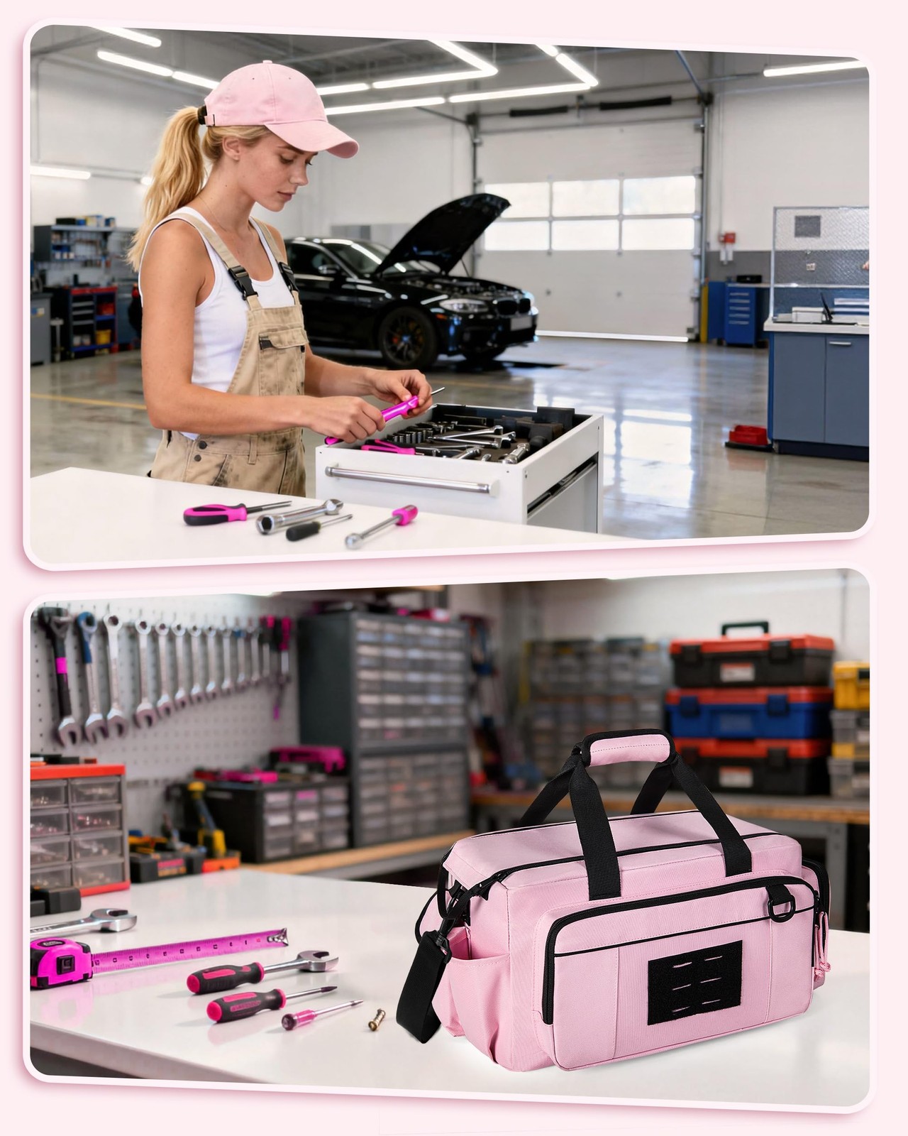 Bolsa táctica para herramientas mujer, organizador de herramientas de 40 cm.