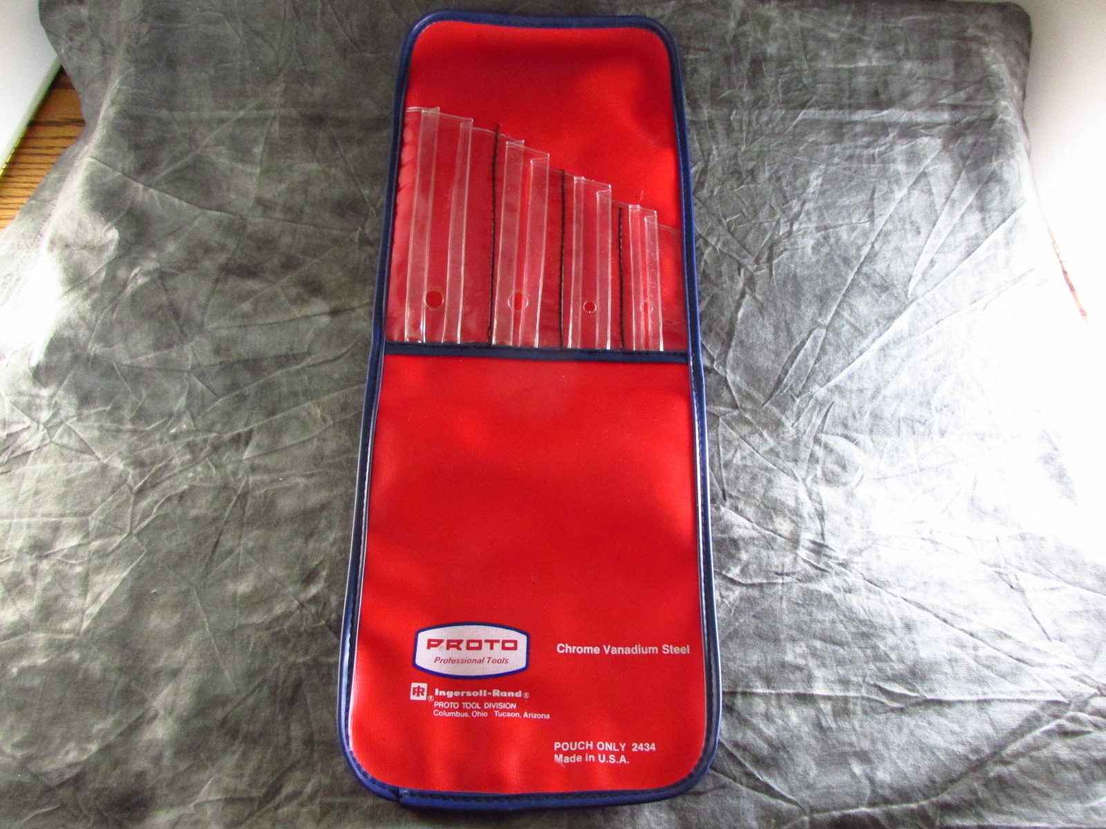 New Vintage Proto 2434 Vinyl Pouch For 9800B 4 PC Standard Screwdriver Set