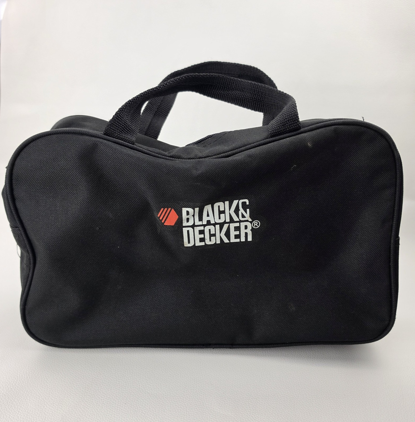 BLACK+DECKER Zippered Tool Carrying Case Bag Soft Storage Case Handles Black