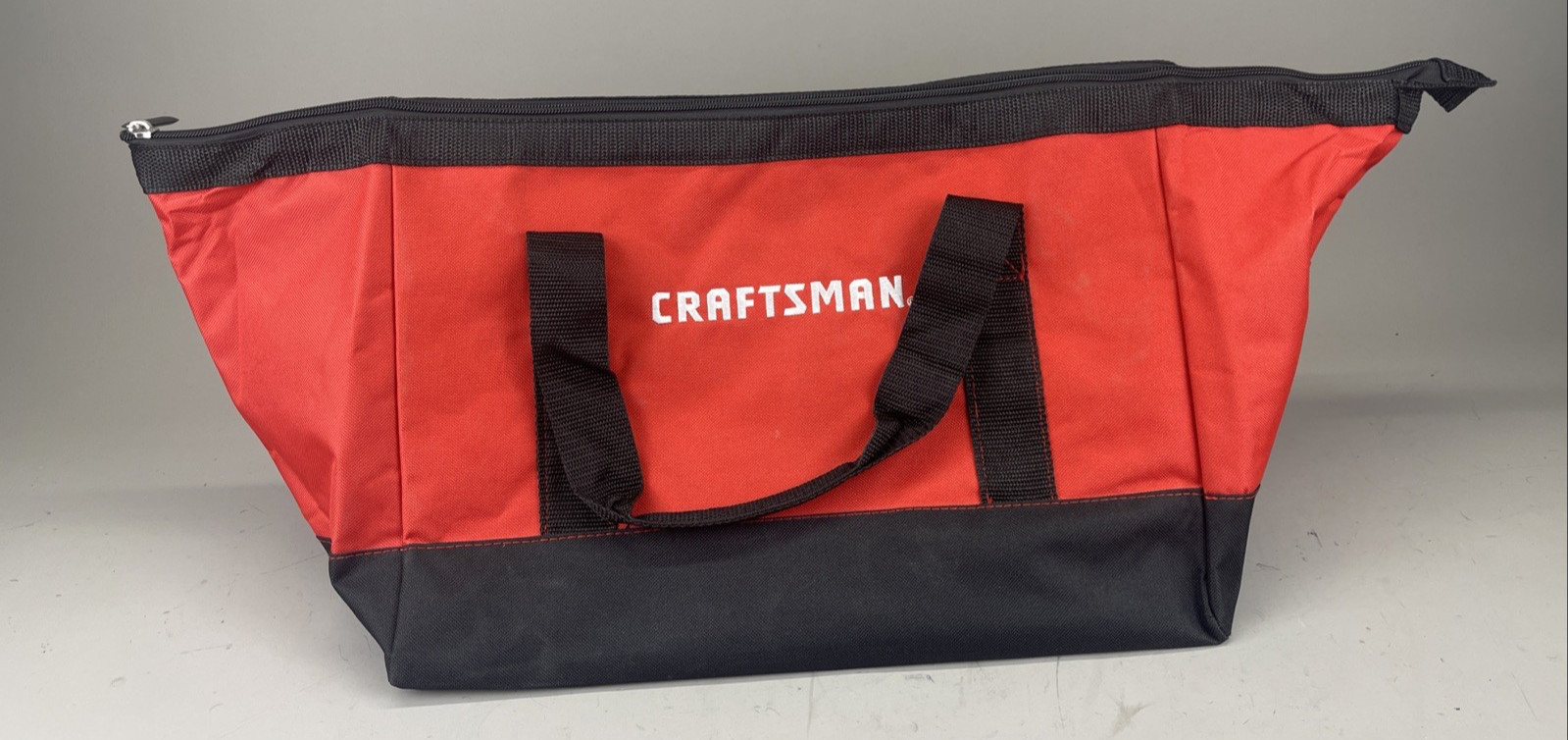 Craftsman 18” x12″ Red And Black Large Tool Bag With Handle
