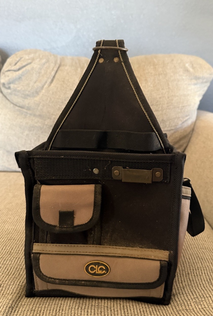 CLC-Custom Leather Craft-Electrical/Maintenance Tool Carrier, Black