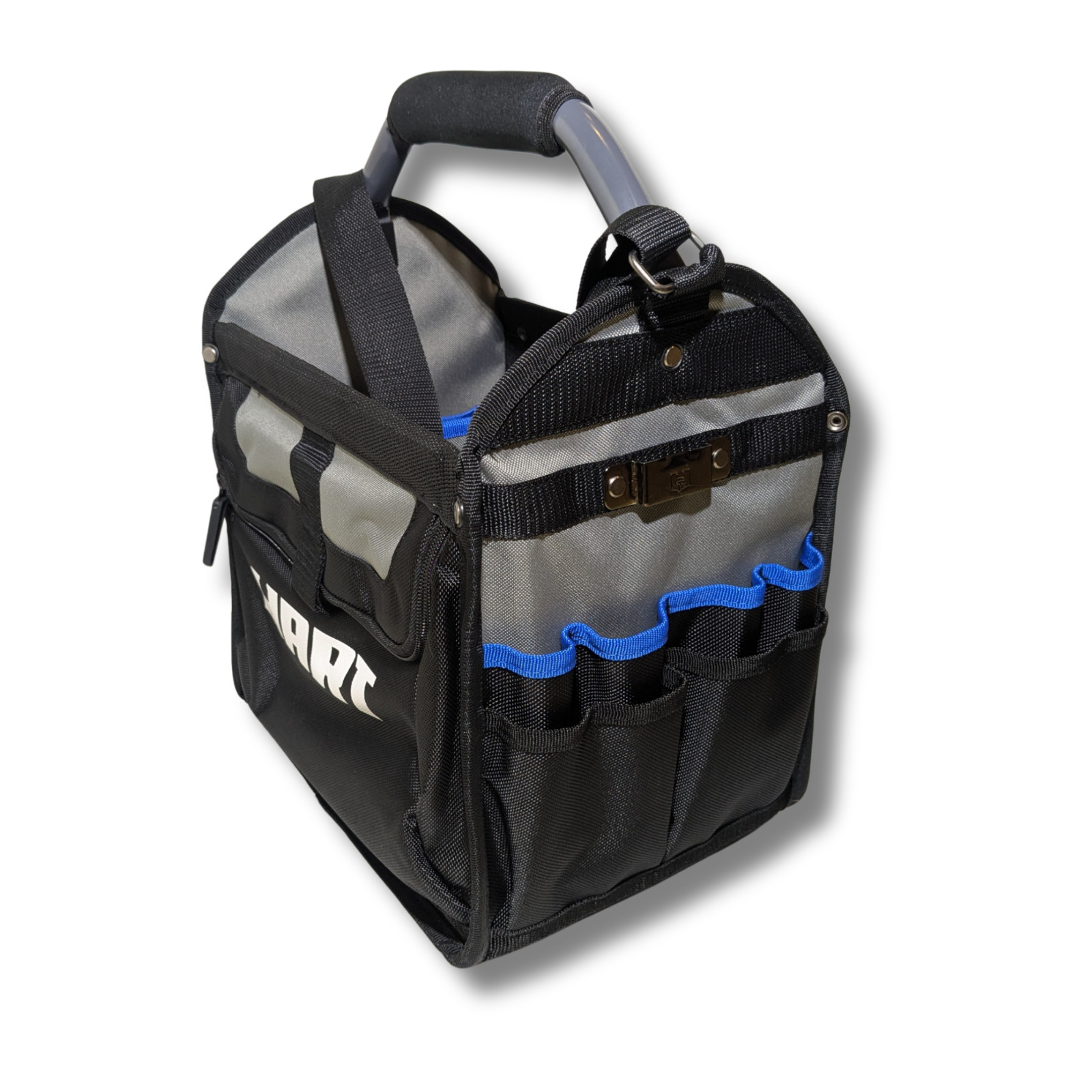 HART 12″ Tool Tote Bag 1680D Durable w/ Shoulder Strap Multi Pocket NEW