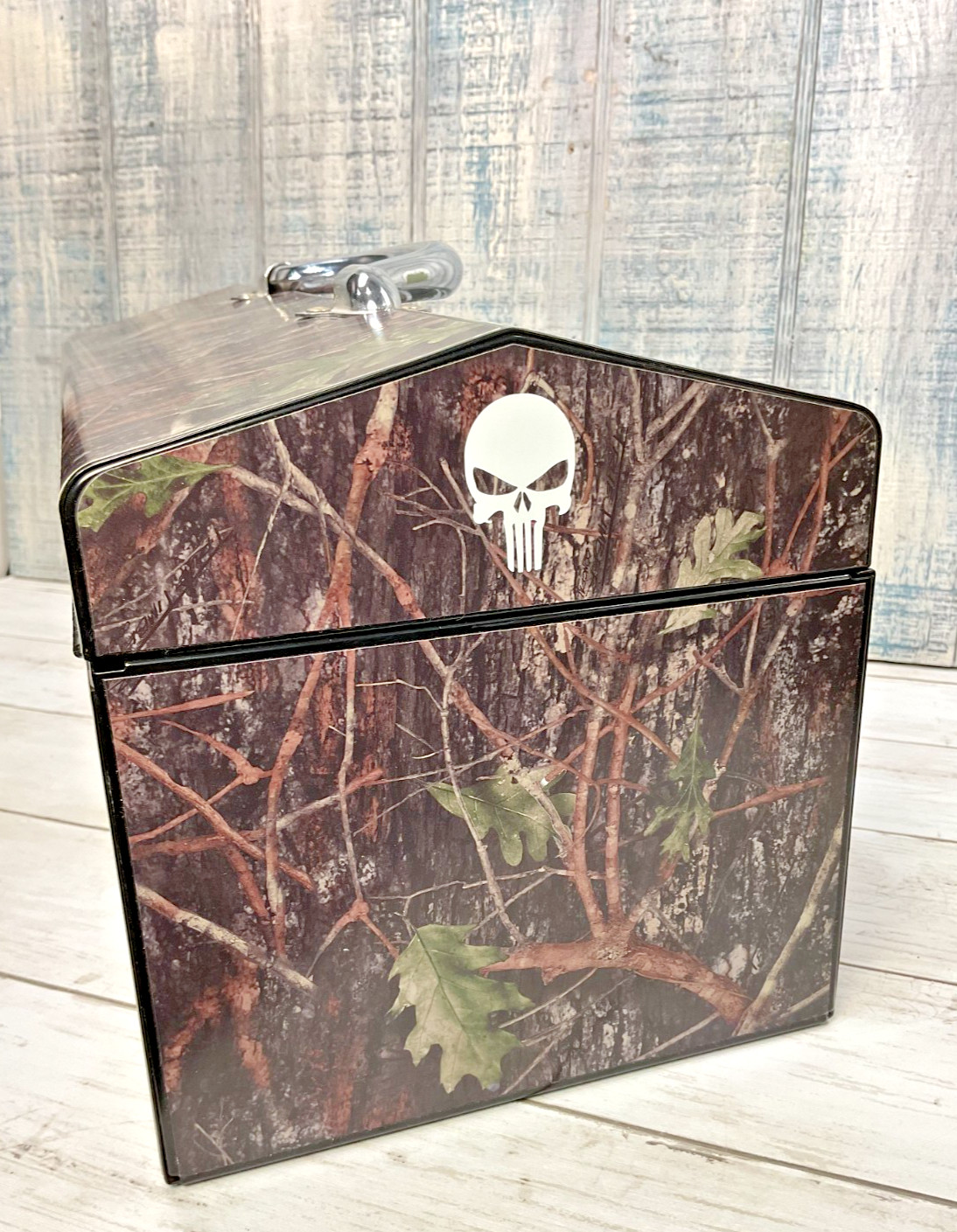 SAW Sainty Art Works TrueTimber Camo Metal Toolbox w/ Tray Lockable