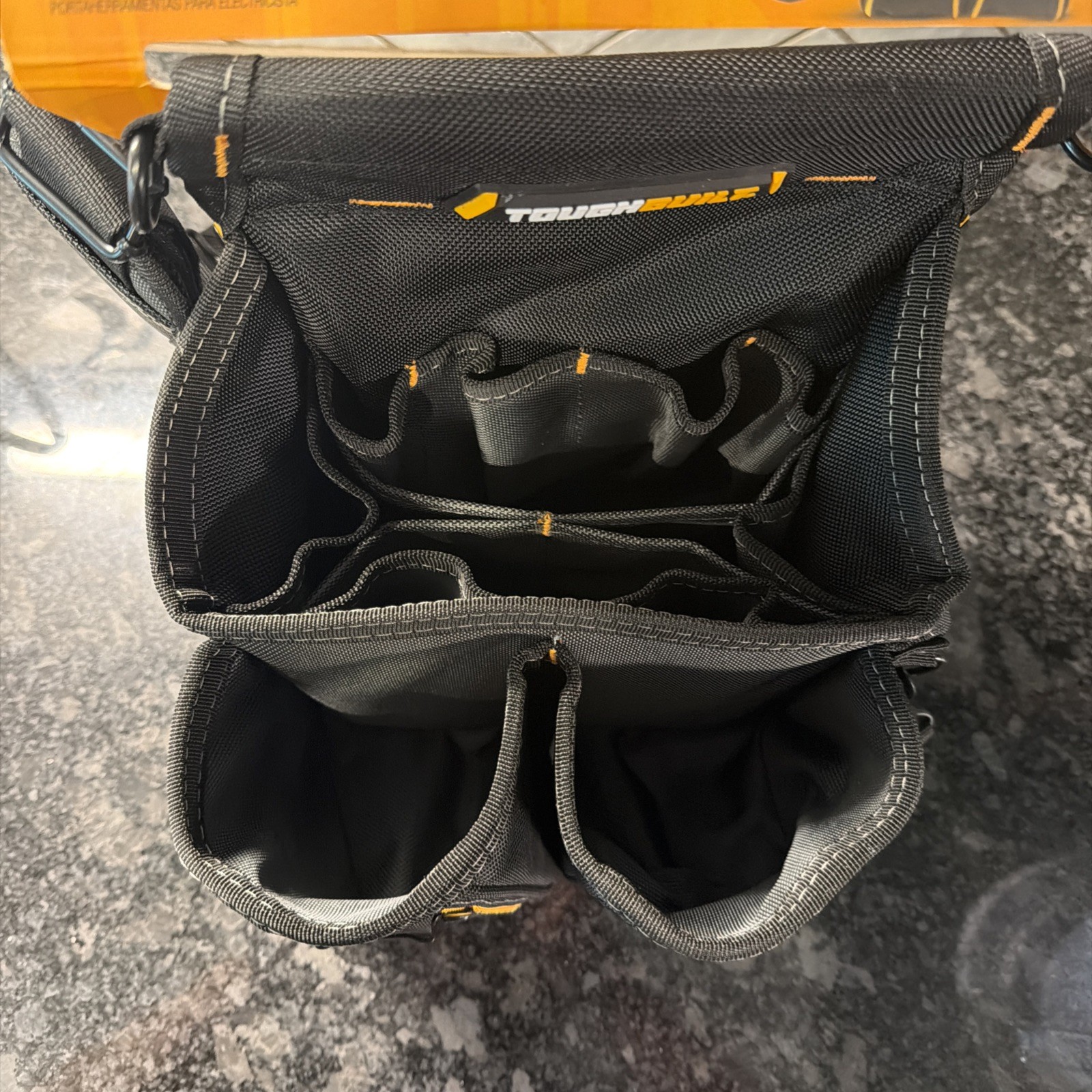 TOUGHBUILT Electrician Tool Pouch TB-314-2 23 Pockets Compact Belt Bag NEW Black