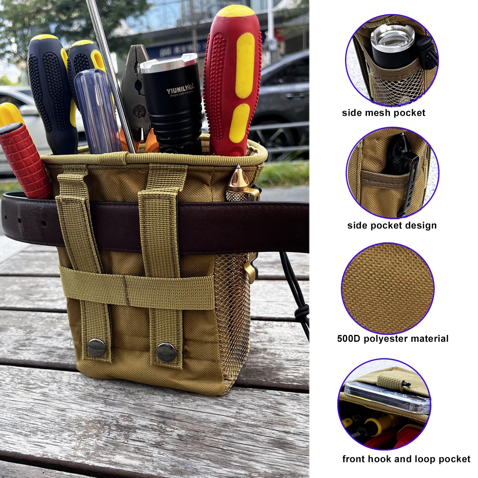 Small Tool Pouch,Utility Tool Bag, Small Toolbox, Screw Driver, Plier Organiz…