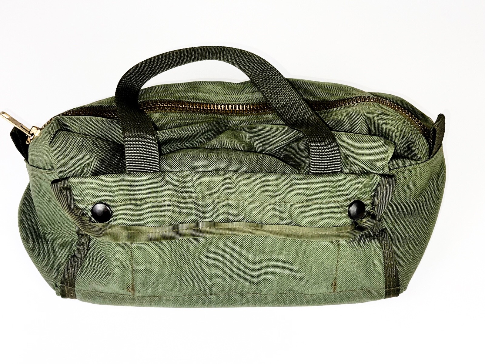 Heavy Duty Small Tool Bag Tactical Cotton Canvas Mechanics Bag, Olive