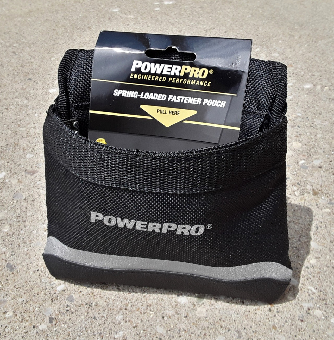 Hillman PowerPro Screw Nail Pouch Spring Loaded Work Belt Utility Organizer NEW