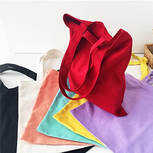Cotton Tote Bag, Lightweight Medium Reusable Grocery Shopping Cloth Bags, Sui…