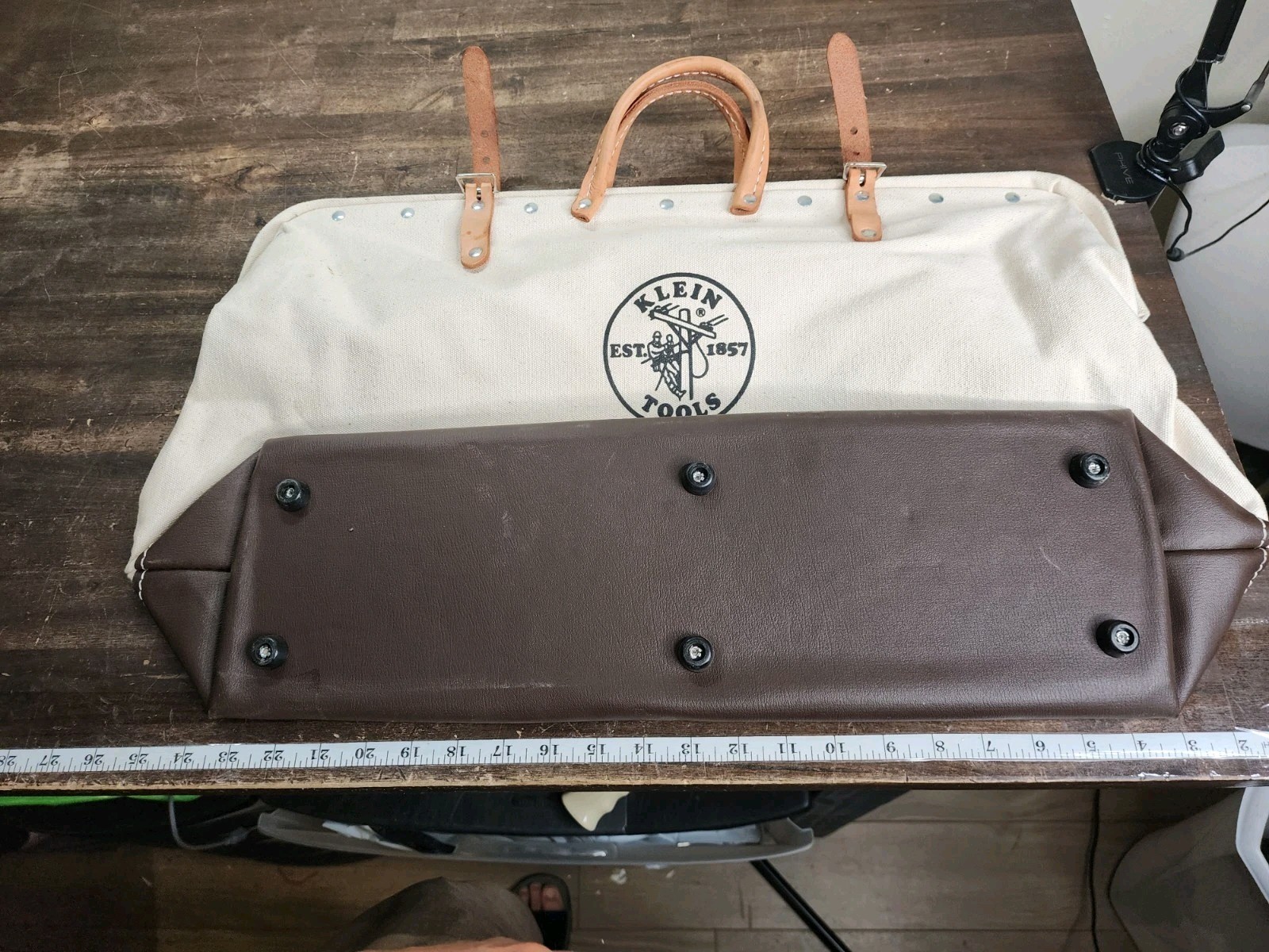 Vintage Klein Tools 5102-22 Canvas Tool Bag Made In USA
