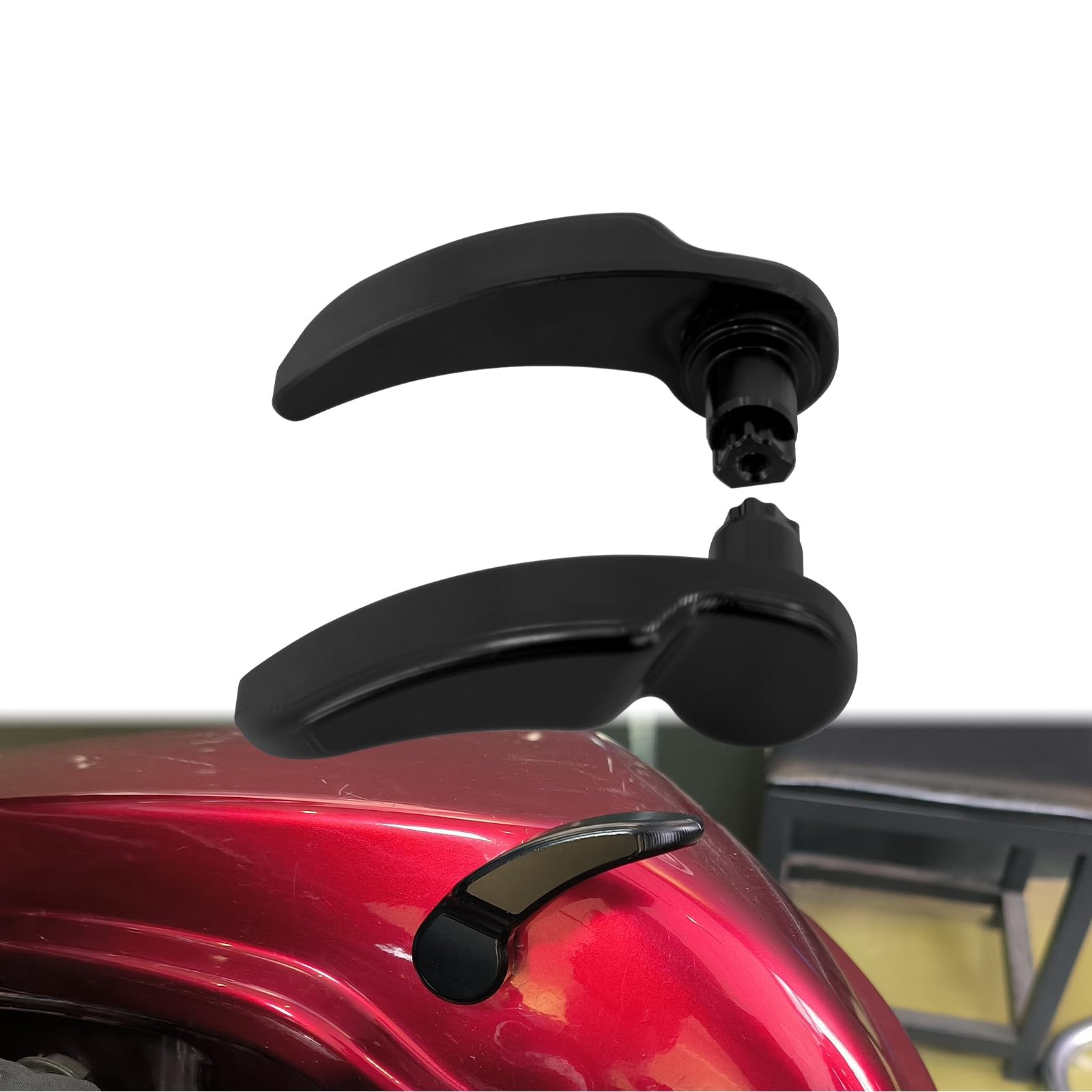 Saddlebag Latch Saddle Bag Lifters Gloss Black Kit Fit For Harley Touring Str…