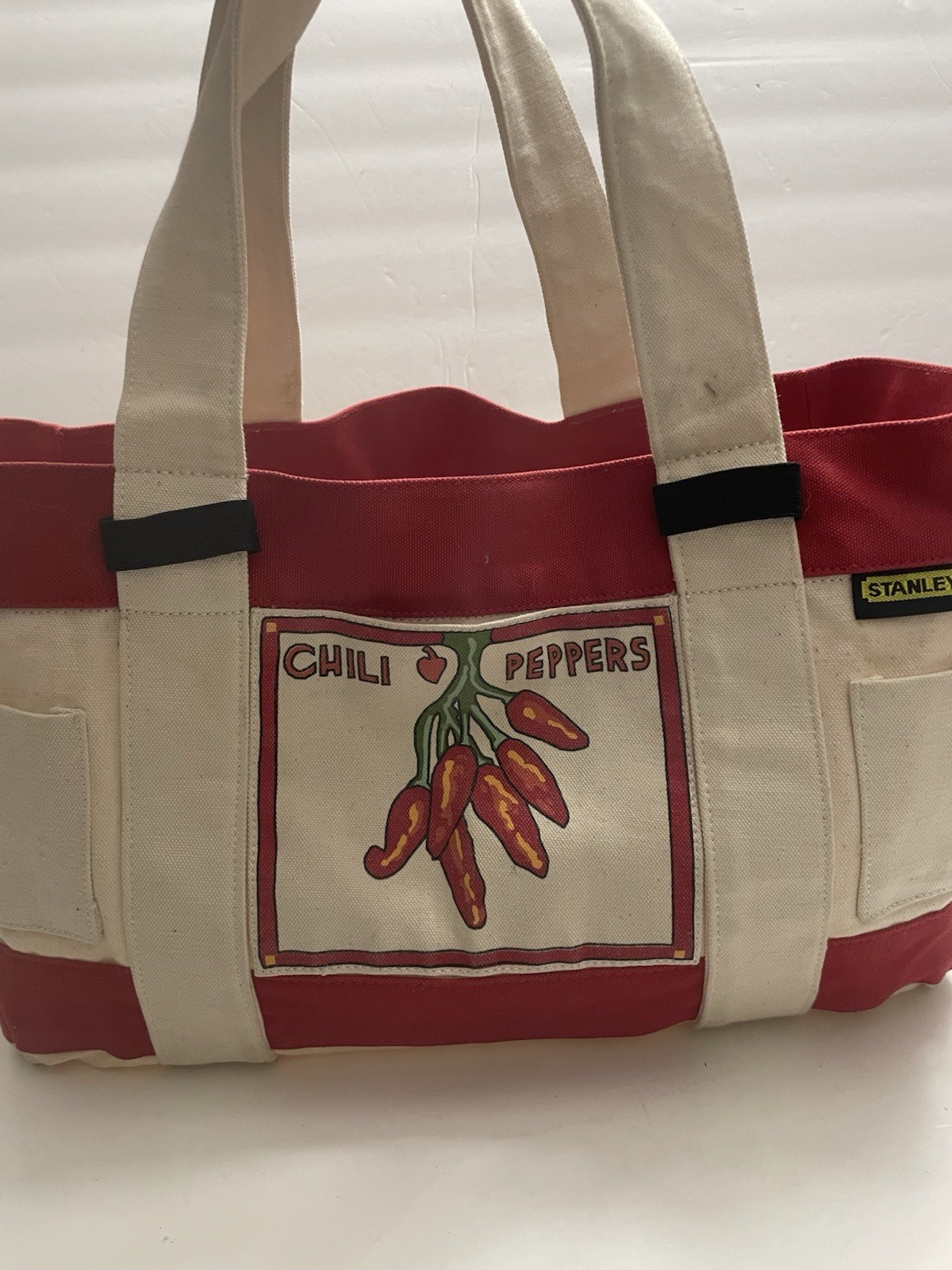STANLEY Open Top Pockets Tool Bag, Grade Bag Chilli Peppers