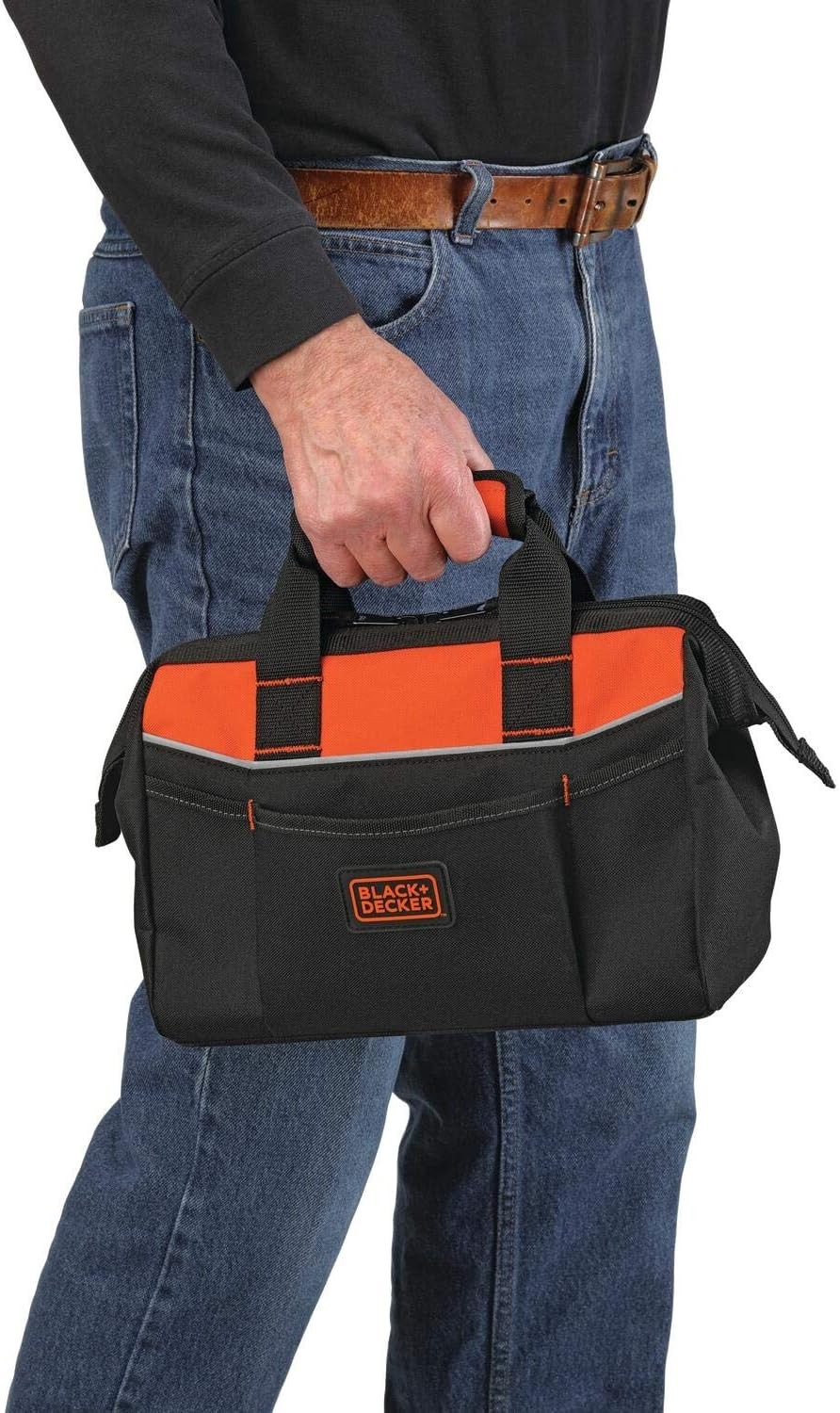 BLACK+DECKER Tool Bag, 12-inch (BDST500001APB)