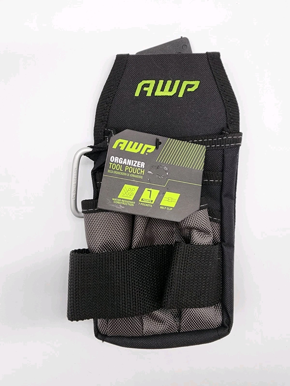 AWP Tool Pouch Organizer 7 Pocket Tool Belt Pouch Electrician Contractor