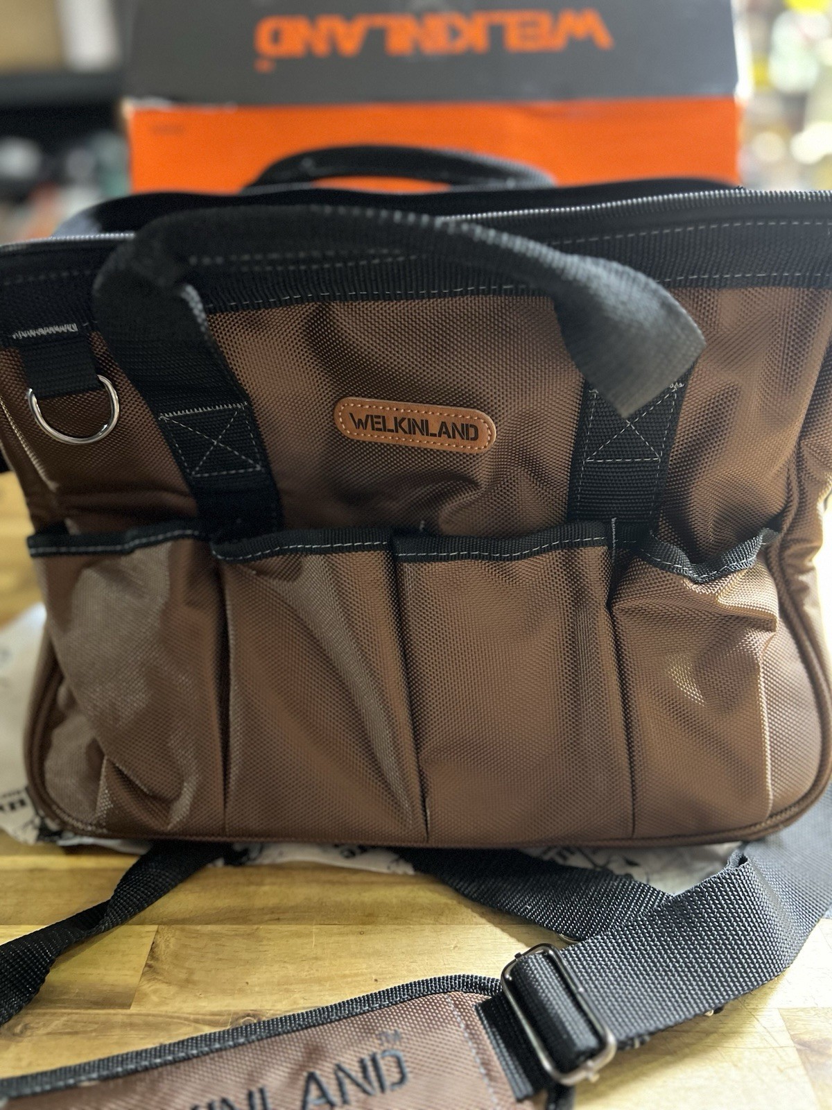 Welkinland 17 Pockets Electricians Tool Bag