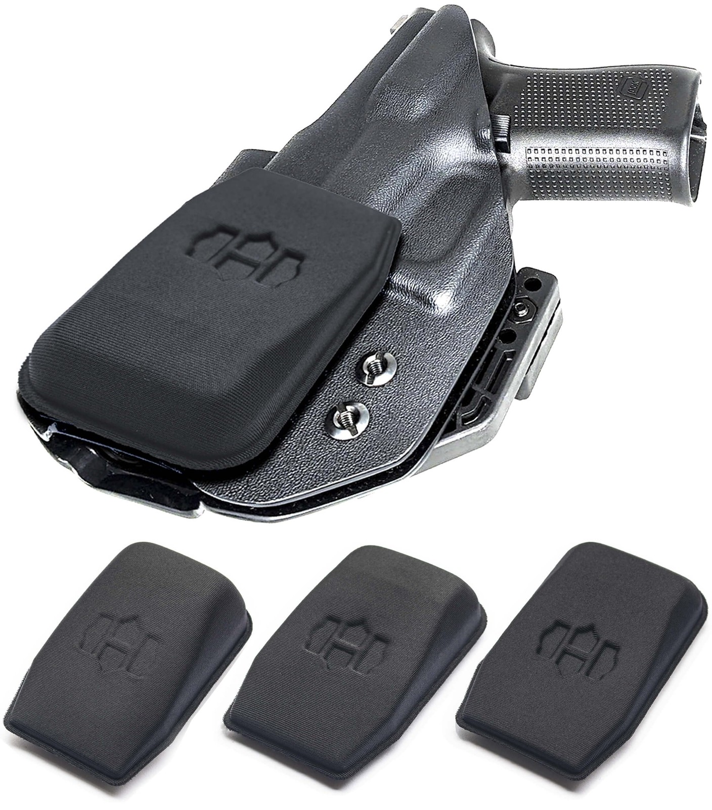 Holster Wedge Kit For IWB 3 Sizes Universal Foam Pad Sweatproof Black