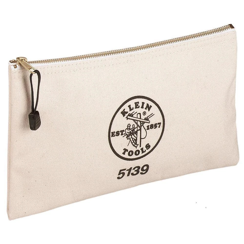 12.5 in Canvas Zipper Tool Pouch Bag Organizer Storage for Hand Tools