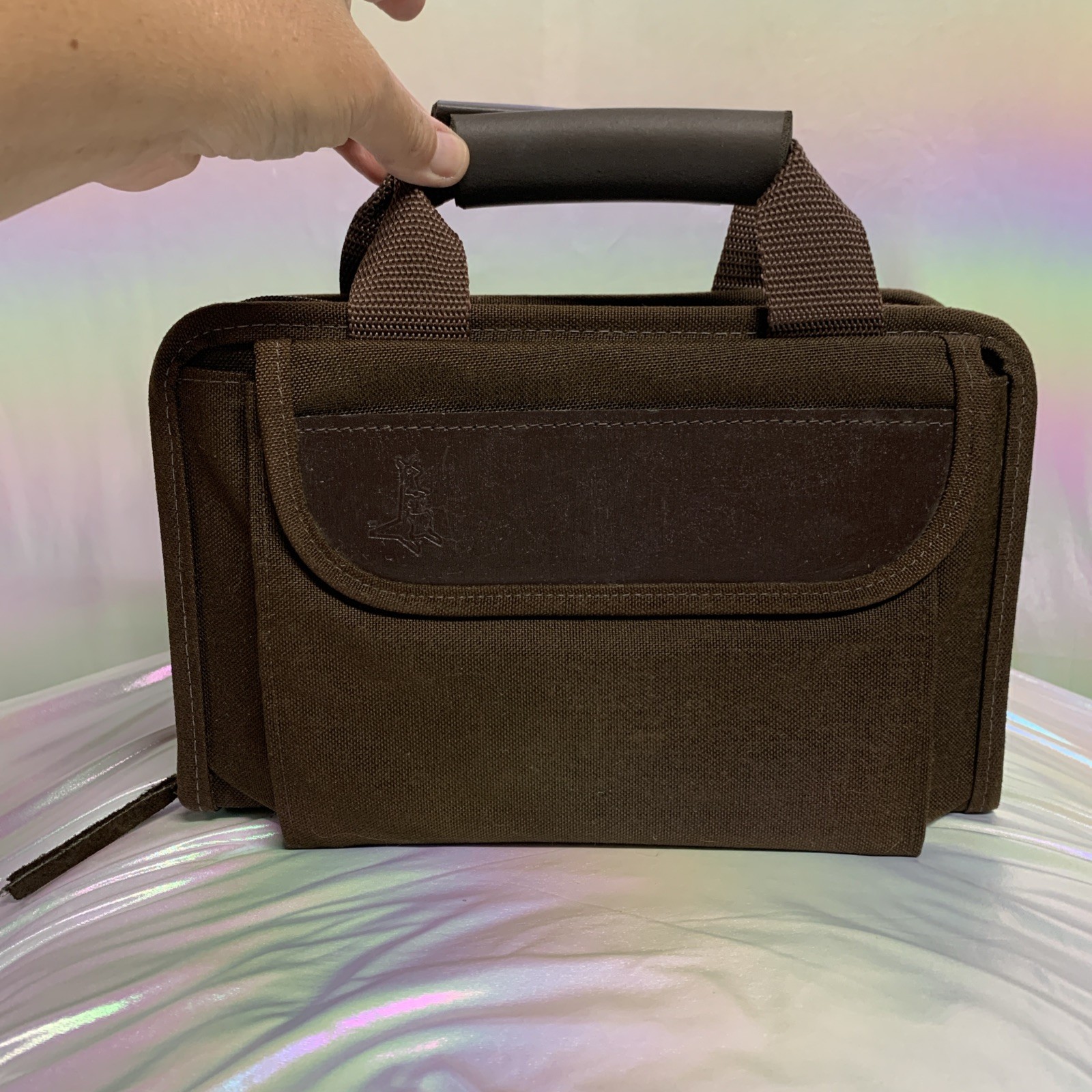 vintage double-sided Jensen Tools soft-sided canvas/Cordura technician case