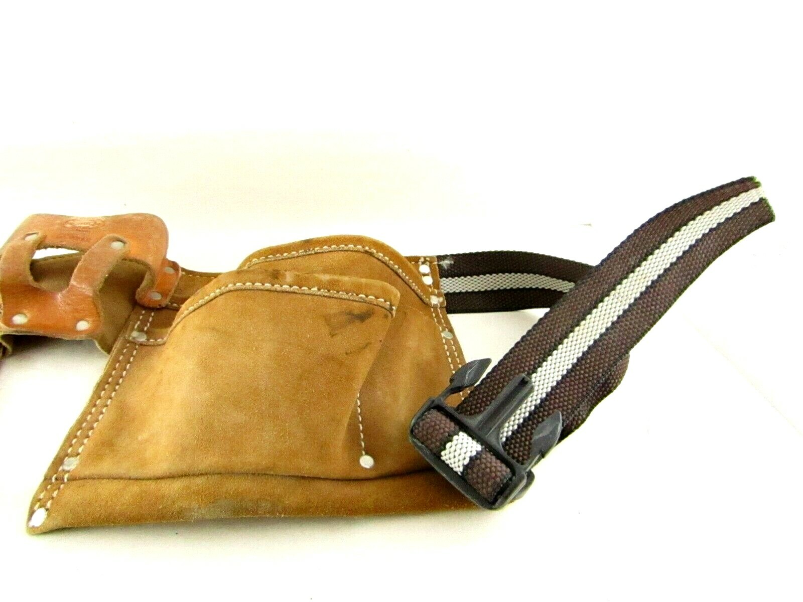 Leather work belt, Nicholas, since 1932, Heavy split cowhide, No.  493X